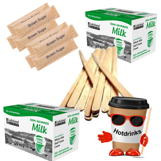 Milk, Sugars & Stirrers