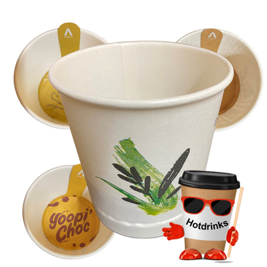 73mm Van Houten Hot Chocolate - Foil Sealed, Paper Cup