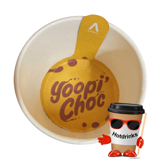 73mm Van Houten Hot Chocolate - Foil Sealed, Paper Cup