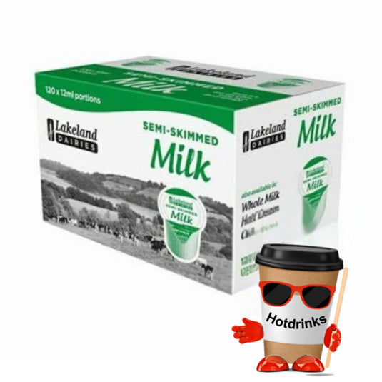 Lakeland Half Fat Milk Pots (120) - BBD - 08/02/26