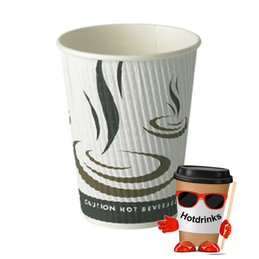 12oz Weave Hot Drink Paper Cup (25/500)