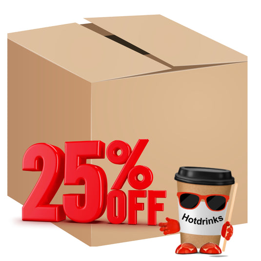 73mm Douwe Egberts Coffee White - ON OFFER - 25% OFF BOX PRICE