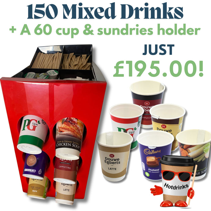 60 Cup Drinks dispenser for 2Go/12 oz foil sealed drinks