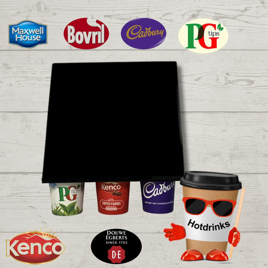 76mm In Cup Drinks Dispenser + 75 Free Drinks - Wall Mounted