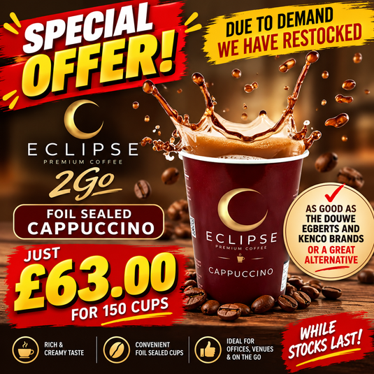 2Go 'Eclipse' Cappuccino - SPECIAL OFFER - £63.00 for 150 Cups