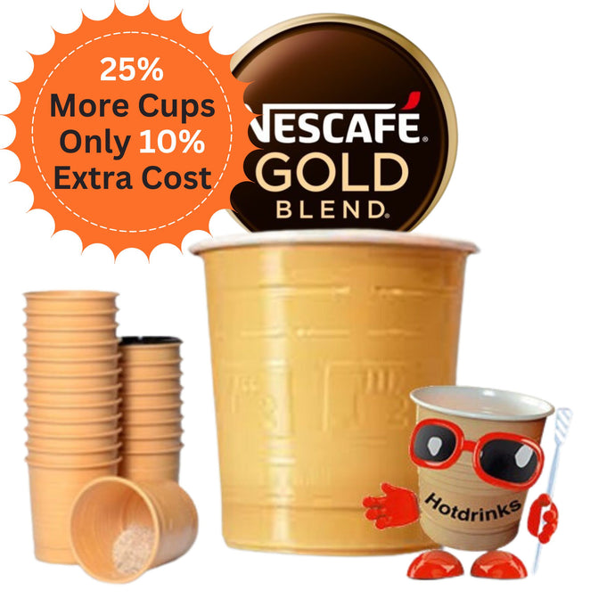 73mm Nescafe Gold Blend Coffee (375 Cups)