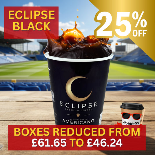 2Go 'Eclipse' Americano Black Coffee SPECIAL OFFER - 25% Off Box Price