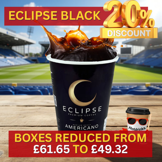 2Go 'Eclipse' Americano Black Coffee SPECIAL OFFER - 20% Off Box Price