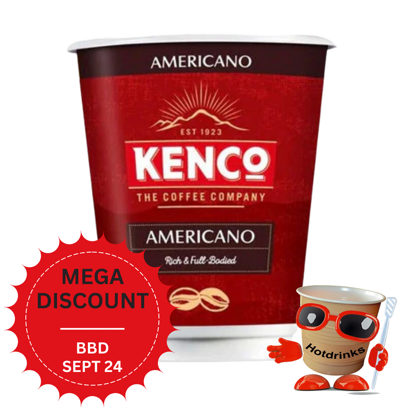 Load image into Gallery viewer, 2Go Kenco Americano Black Coffee (160 Cups) With Milk (240 Pots) *Short Date Clearance*
