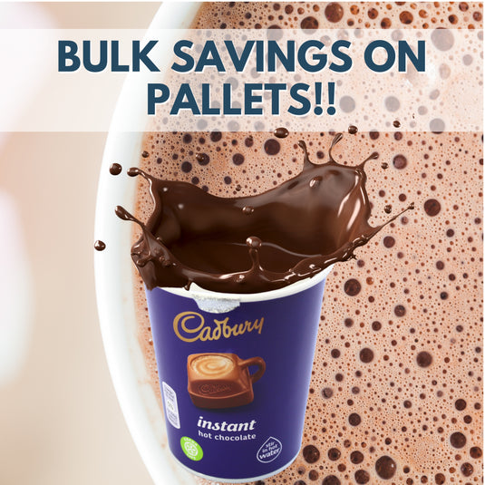 2Go Cadbury Hot Chocolate Pallet or Half Pallets